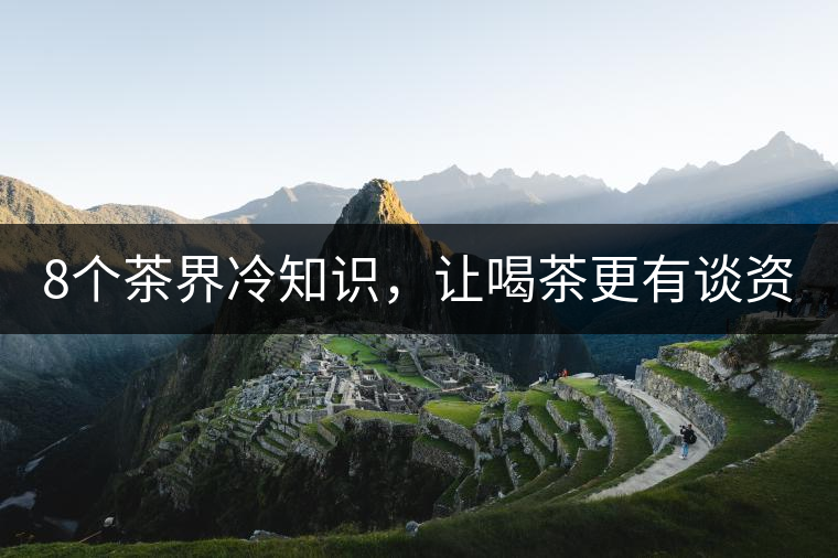 8個茶界冷知識，讓喝茶更有談資！