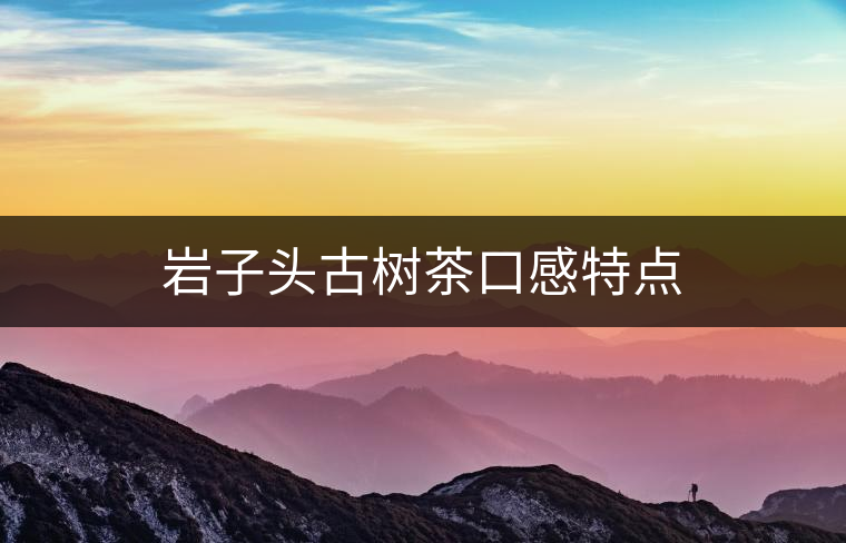巖子頭古樹(shù)茶口感特點(diǎn)