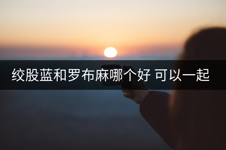 絞股藍和羅布麻哪個好 可以一起泡水喝嗎