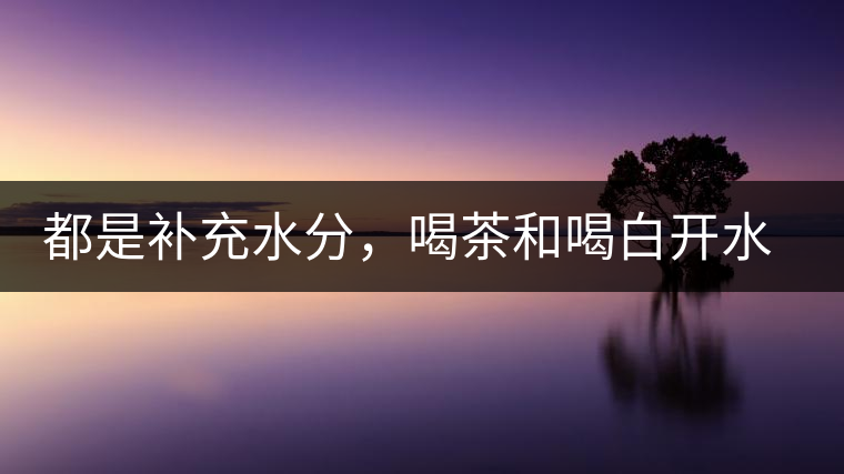 都是補(bǔ)充水分，喝茶和喝白開水有什么區(qū)別？