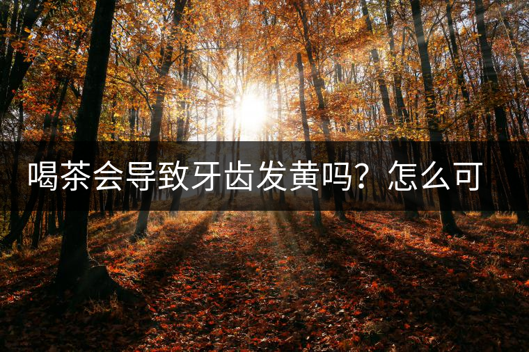 喝茶會導(dǎo)致牙齒發(fā)黃嗎？怎么可以改善？