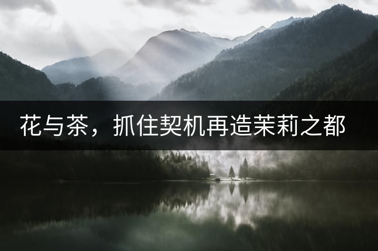 花與茶，抓住契機再造茉莉之都——福州