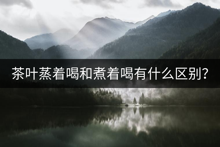 茶葉蒸著喝和煮著喝有什么區(qū)別？