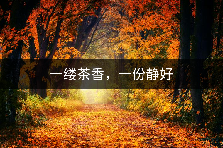 一縷茶香，一份靜好