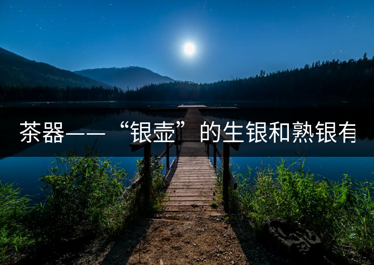 茶器——“銀壺”的生銀和熟銀有什么區(qū)別嗎？