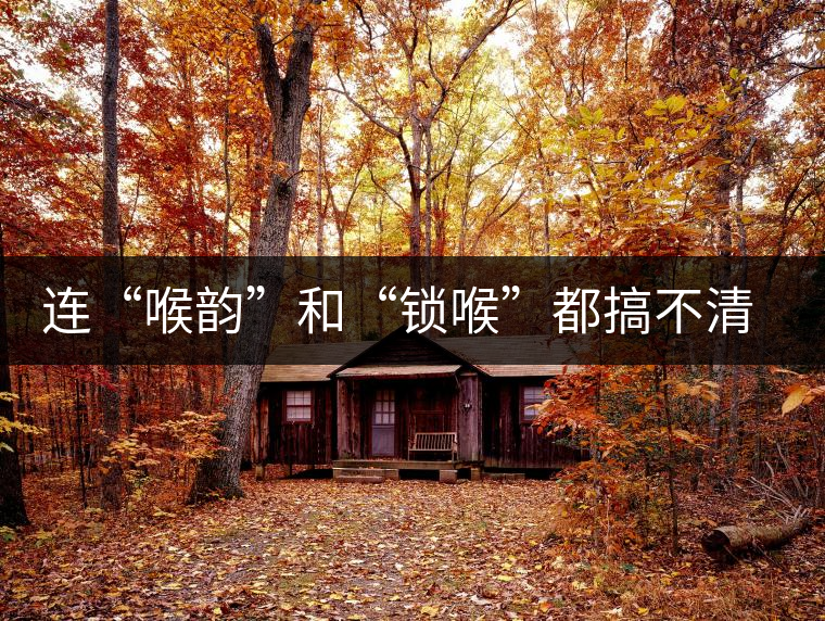 連“喉韻”和“鎖喉”都搞不清楚，就不要說懂普洱茶！