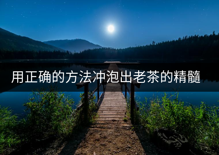 用正確的方法沖泡出老茶的精髓；評(píng)看普洱茶葉底也是一門手藝！