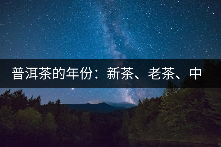 普洱茶的年份：新茶、老茶、中期茶、印級茶、古董茶