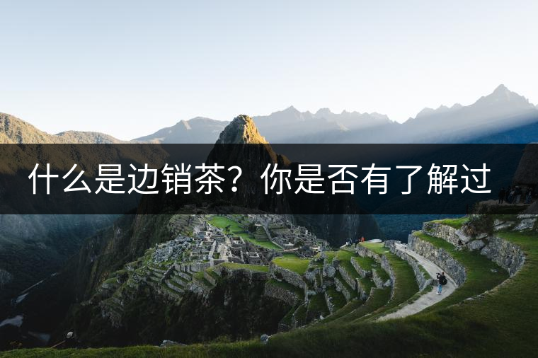 什么是邊銷茶？你是否有了解過(guò)邊銷茶呢？