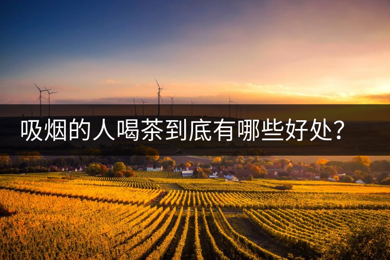 吸煙的人喝茶到底有哪些好處？醫(yī)生這次全說(shuō)清楚了