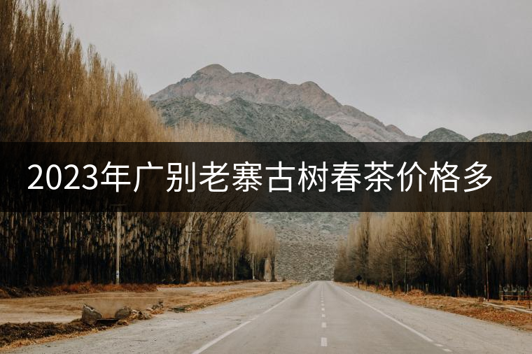 2023年廣別老寨古樹(shù)春茶價(jià)格多少？