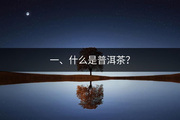 一、什么是普洱茶？
