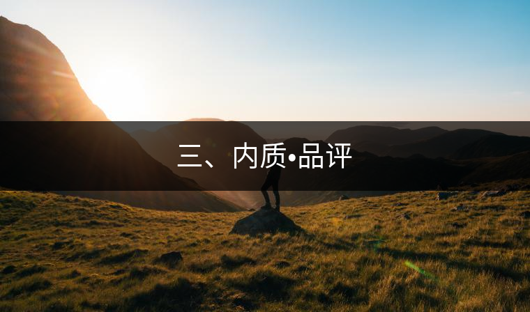 三、內(nèi)質(zhì)?品評(píng)