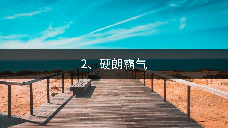 2、硬朗霸氣