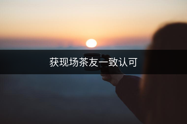 獲現(xiàn)場茶友一致認(rèn)可