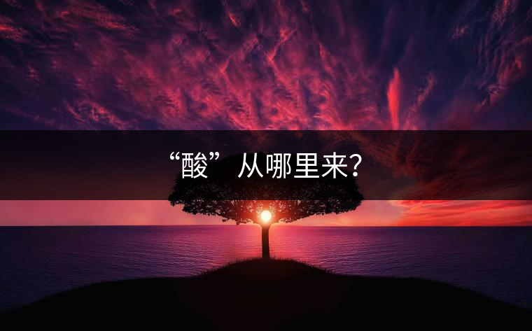 “酸”從哪里來(lái)？