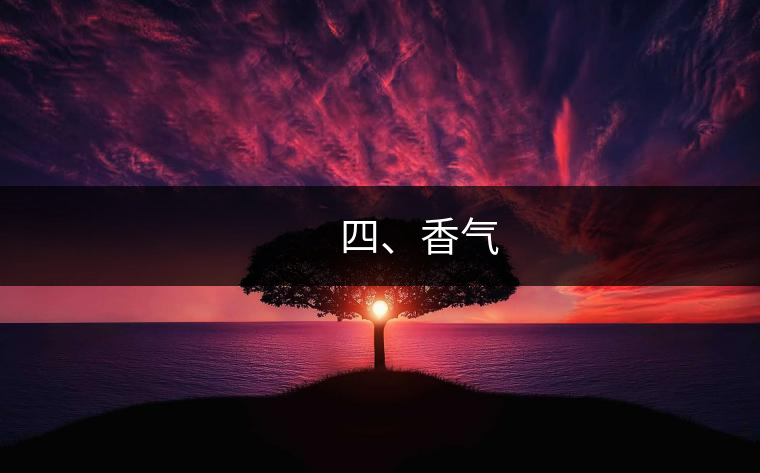　　四、香氣
