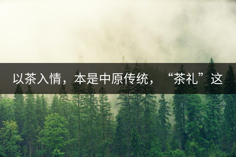 以茶入情，本是中原傳統(tǒng)，“茶禮”這兩個詞，在古代中國只有一個指向——婚約，據(jù)說由茶性不可移和種茶必下籽引出的“茶禮”，暗喻男女婚約的忠貞不渝以及婚后的多子多福。不過，明代這個禮數(shù)就丟了，茶人許次紓當(dāng)時就感慨，“中原失禮”。失去的茶禮，在內(nèi)蒙、甘肅、青海、新疆、西藏、云南等邊疆之地得以保留。茶的滲透是無聲的，悄然之間，一碗茶就改變了人與人之關(guān)系。