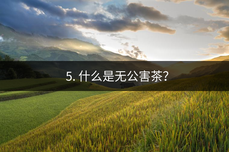 ? 5. 什么是無公害茶？