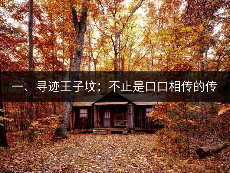 一、尋跡王子墳：不止是口口相傳的傳說，是刻在土地里的歷史