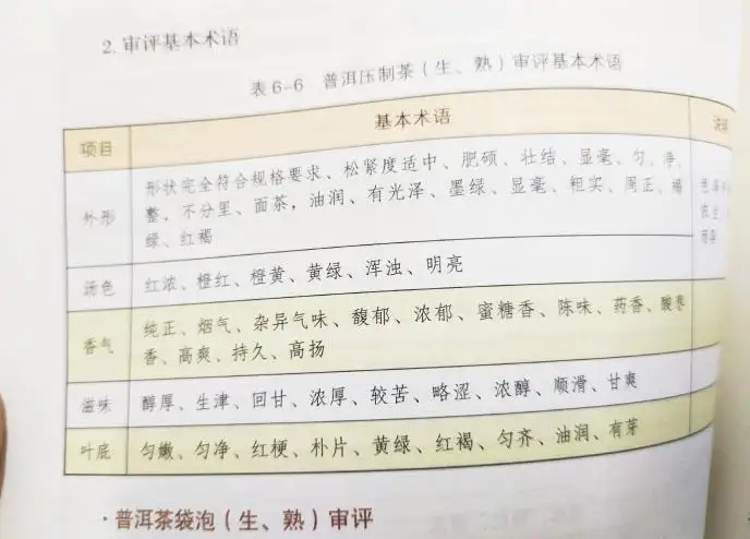 活學活用 ，一學就會的普洱茶口感術(shù)語